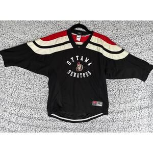Vintage Ottawa Senators Nike Team Hockey Jersey Youth Small 8 NHL